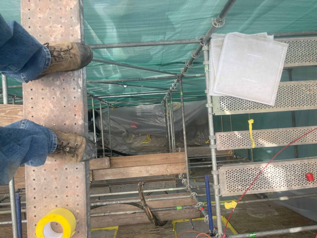 spoonge jet blasting paint removal brownstown brick building providence ri