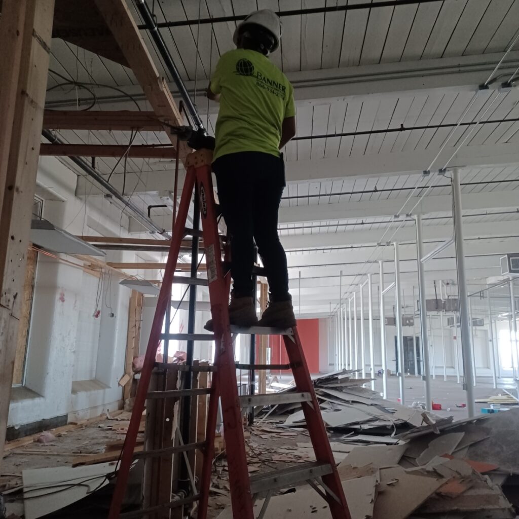 fall river ma mill conversion: asbestos abatement, selective demolition, renovation, debris and waste clean-up - banner environmental services