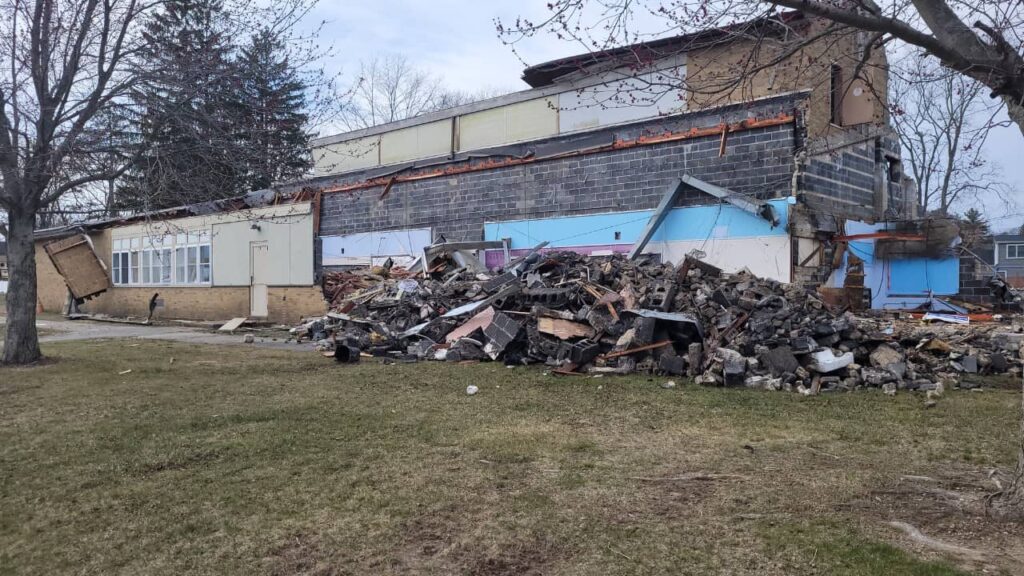 memorial park school rockland ma demolition project