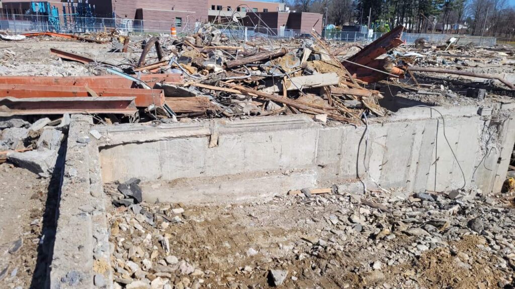 memorial park school rockland ma demolition project