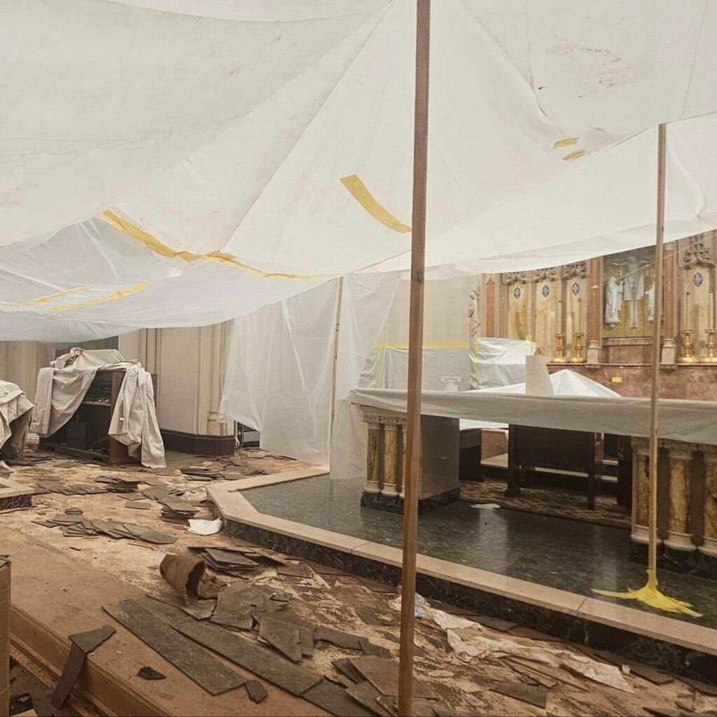 Banner Environmental Services Completes Large-Scale Asbestos Abatement at St. Mary's Church in Milford, MA