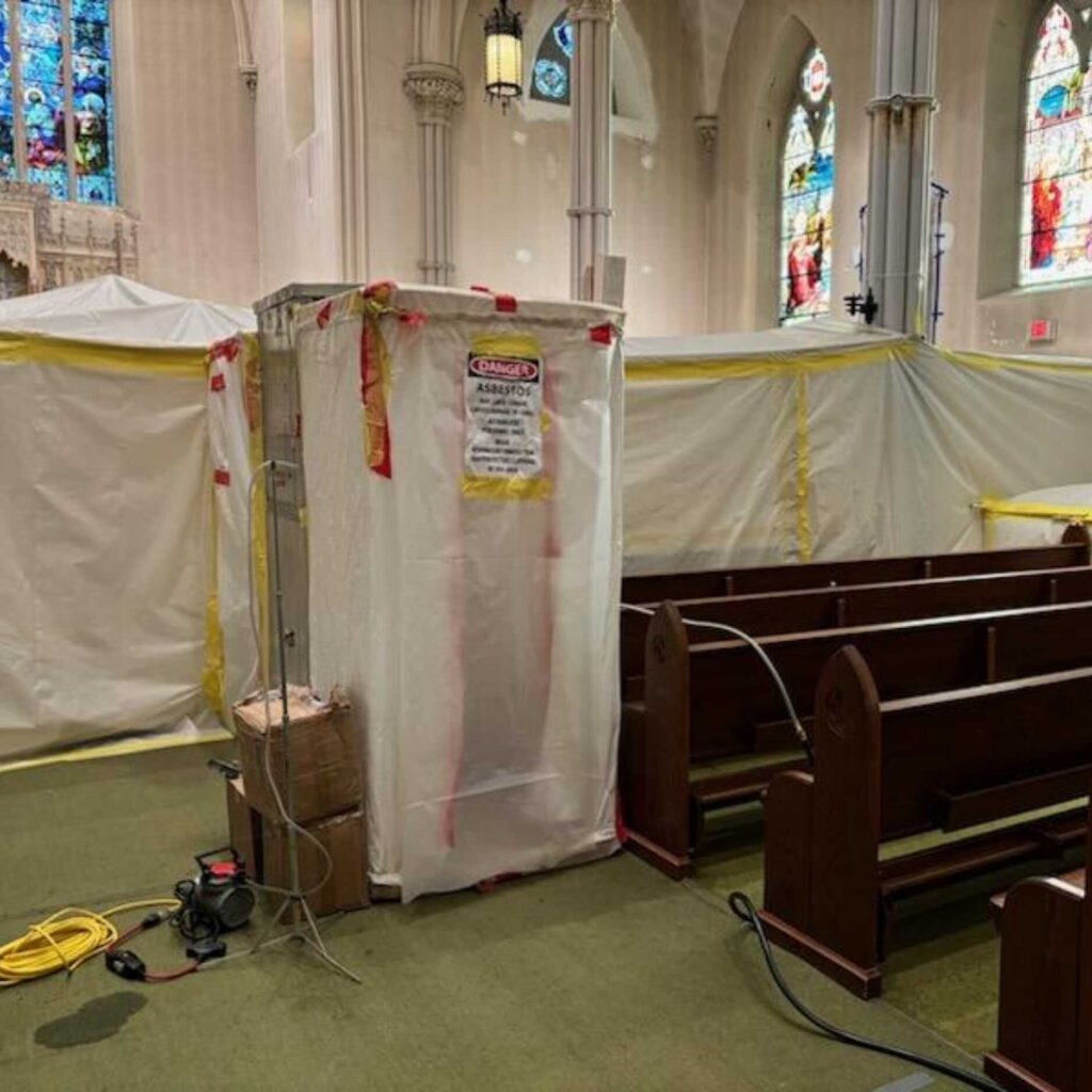 Banner Environmental Services Completes Large-Scale Asbestos Abatement at St. Mary's Church in Milford, MA