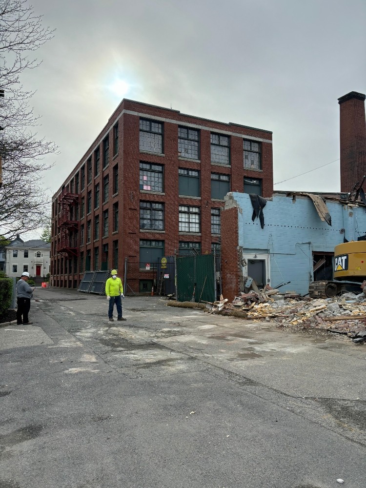 Bristol Yarn Mill demolition asbestos abatement bristol ri