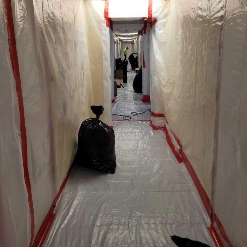 Asbestos Abatement at Tillinghast Hall Bridgewater State University (BSU)