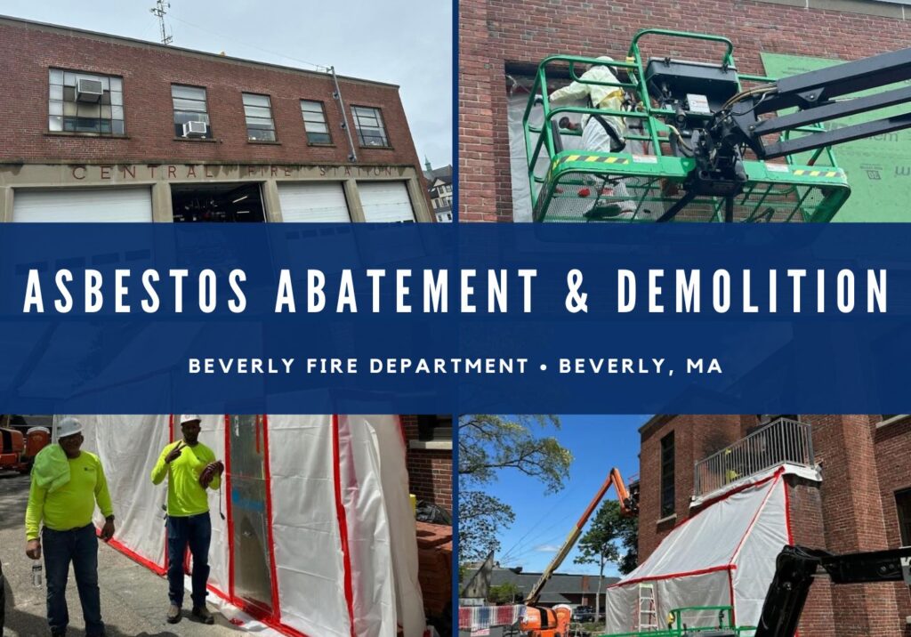 Beverly Fire Department Asbestos Abatement and Demolition project in Beverly MA. Banner Environmental Municipal Asbestos Removal Services.