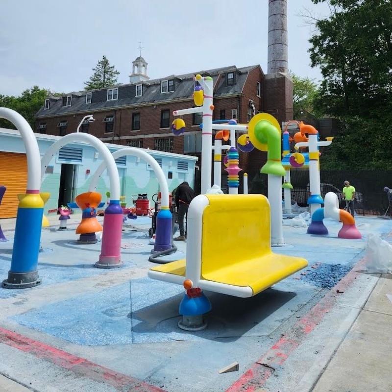 Bradley Hospital’s Splash Park Concrete Grinding Demolition Work