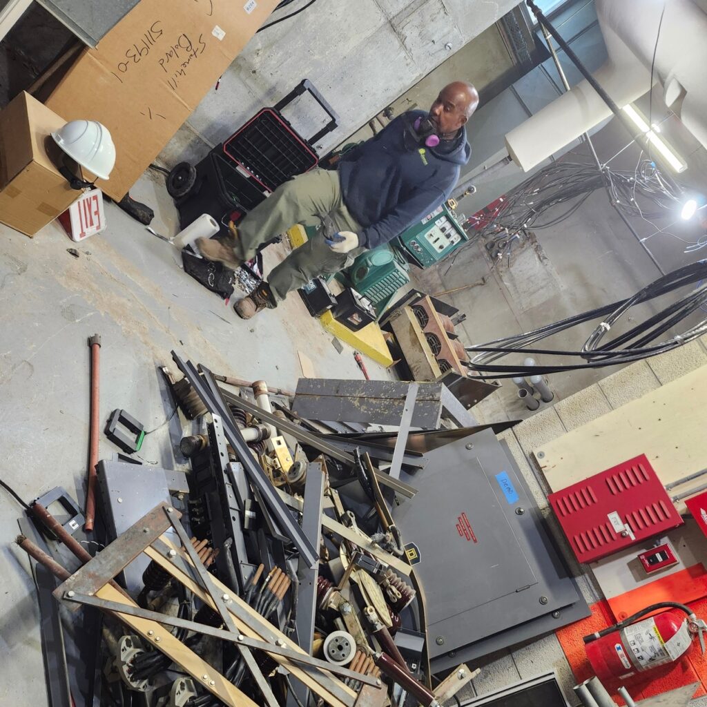 stonehill college equipment removal