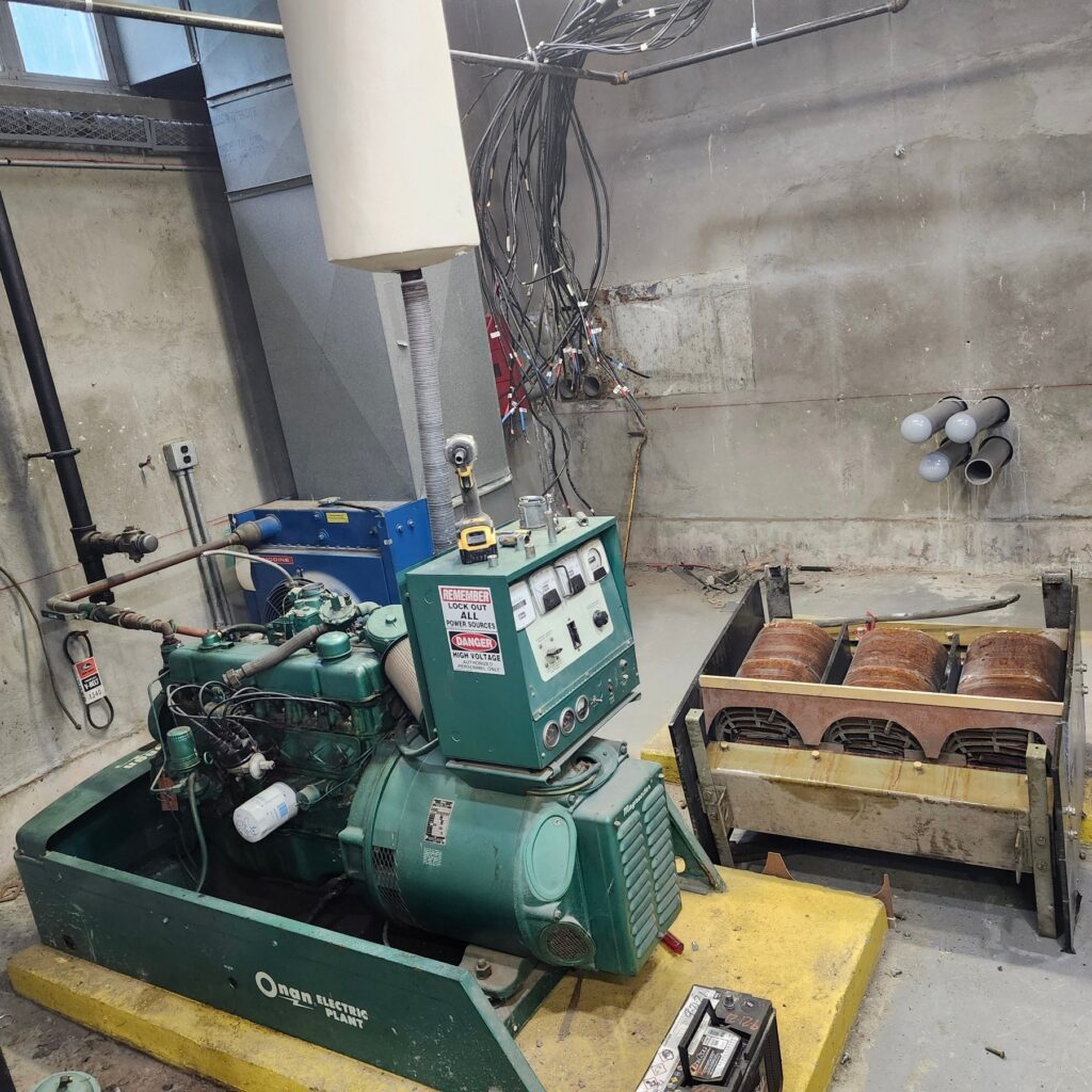 stonehill college equipment removal