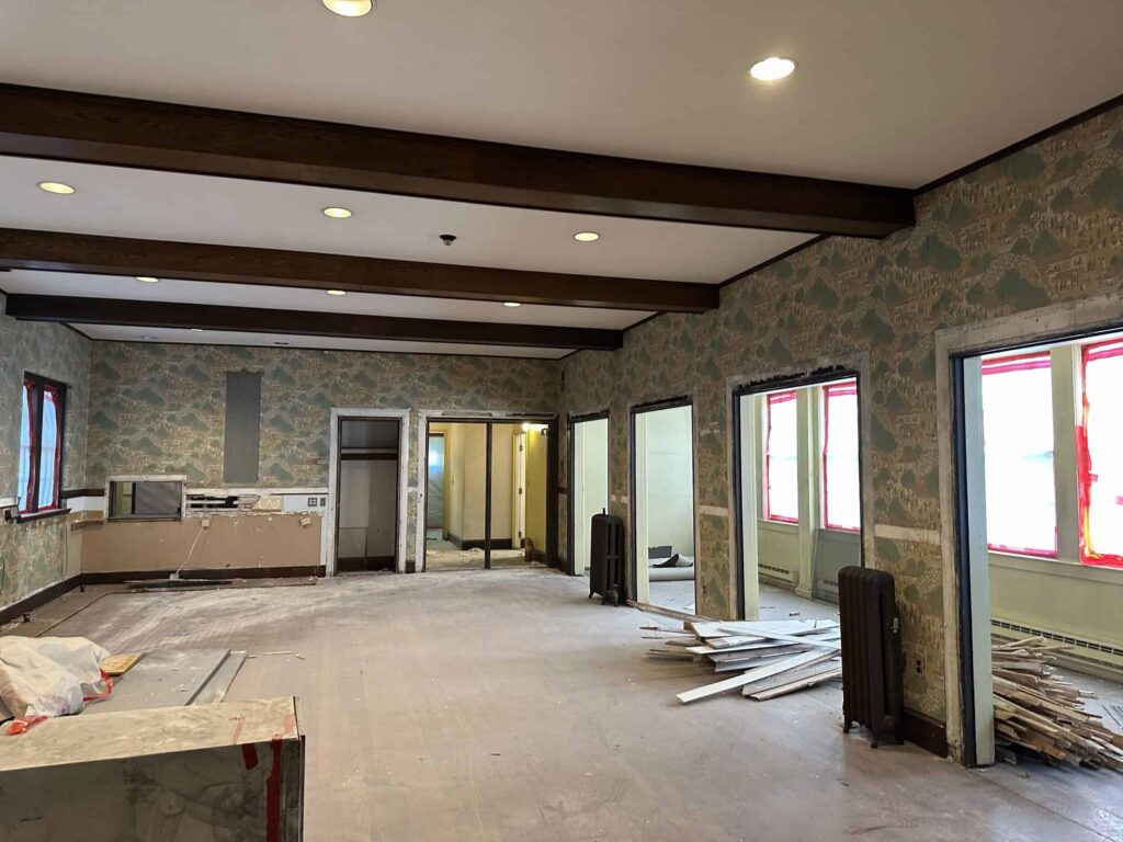 walker center asbestos abatement project in newton ma