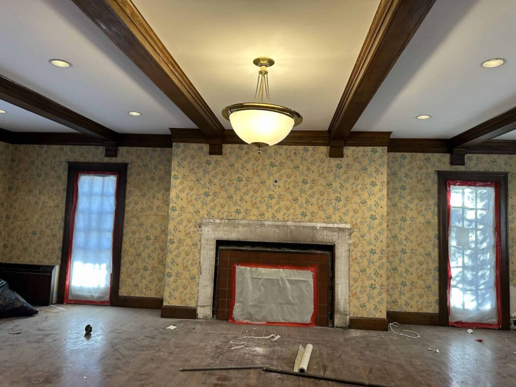 walker center asbestos abatement project in newton ma