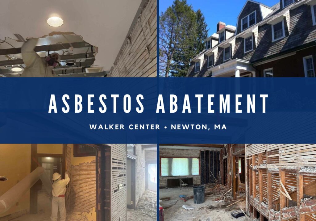 non-traditional asbestos abatement project in newton, ma