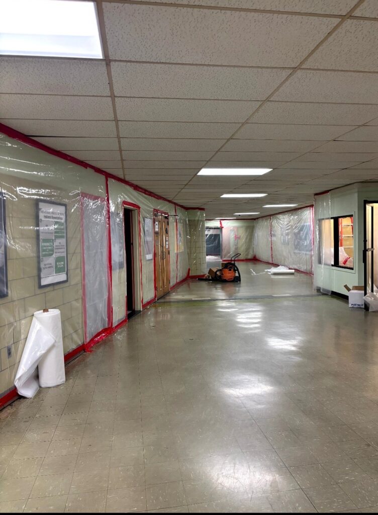 Asbestos Abatement at Fitchburg Memorial Middle School