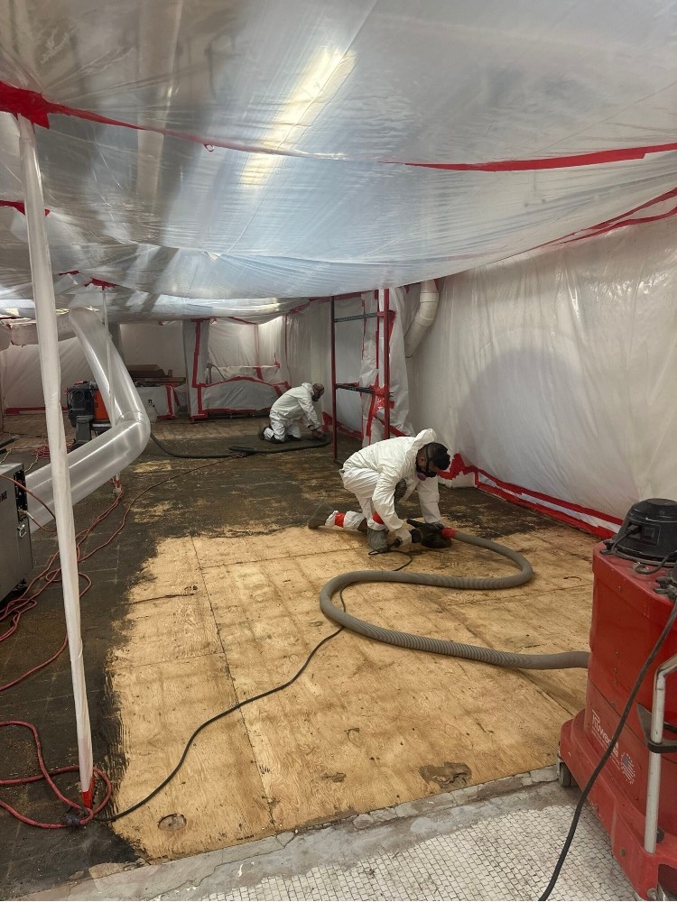 asbestos abatement federal courthouse