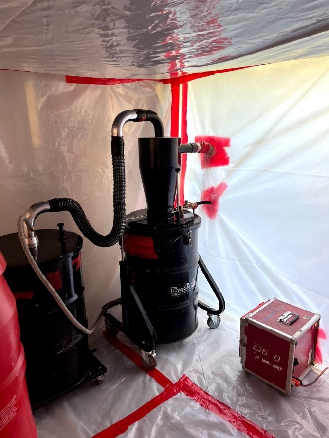 vermiculite insulation removal from residential attic in concord, MA