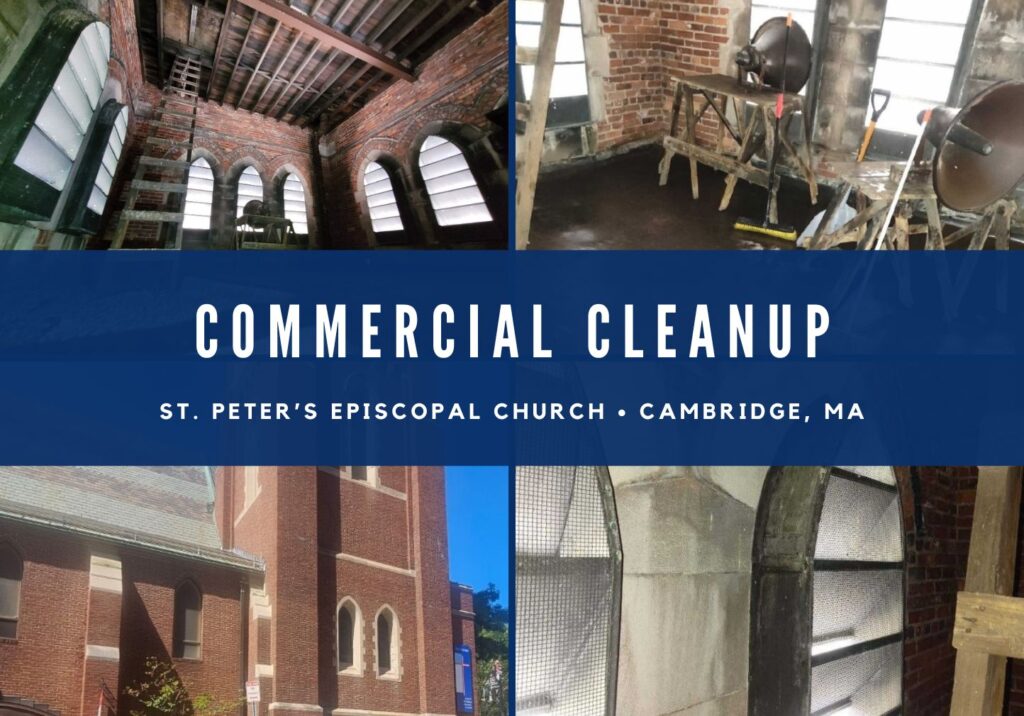 St. Peter’s Episcopal Church • Cambridge, MA Bird Guano Commercial Cleanup