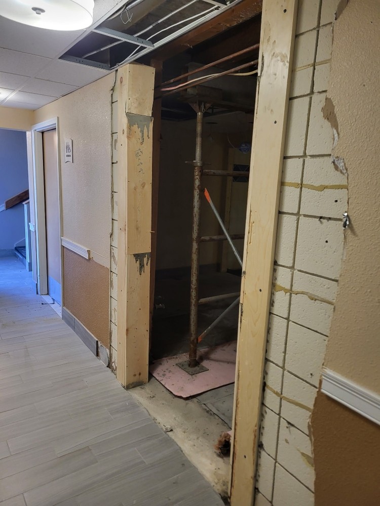 Structural Demolition Lintel Installation Holiday Inn Express Hyannis 