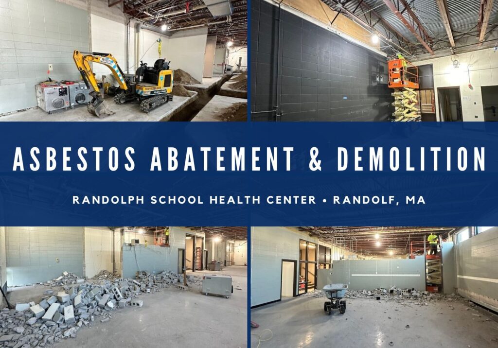 Randolph School Health Center asbestos abatement demolition