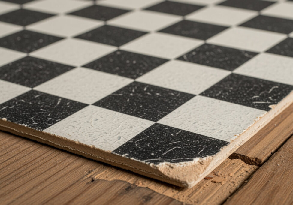 what does asbestos tile look like