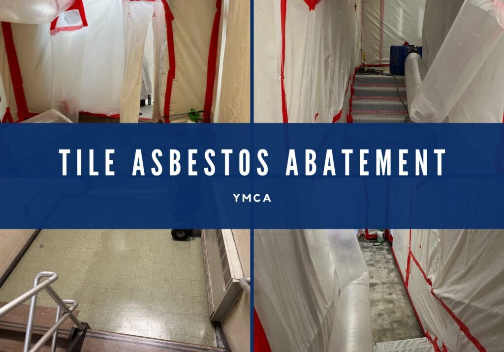 Tile Asbestos Abatement & Mastic Removal at a YMCA in Massachusetts
